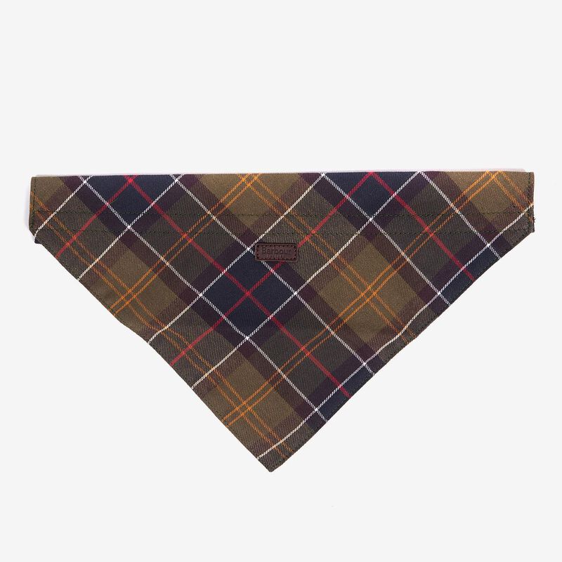 Barbour Tartan Dog Bandana image number 2